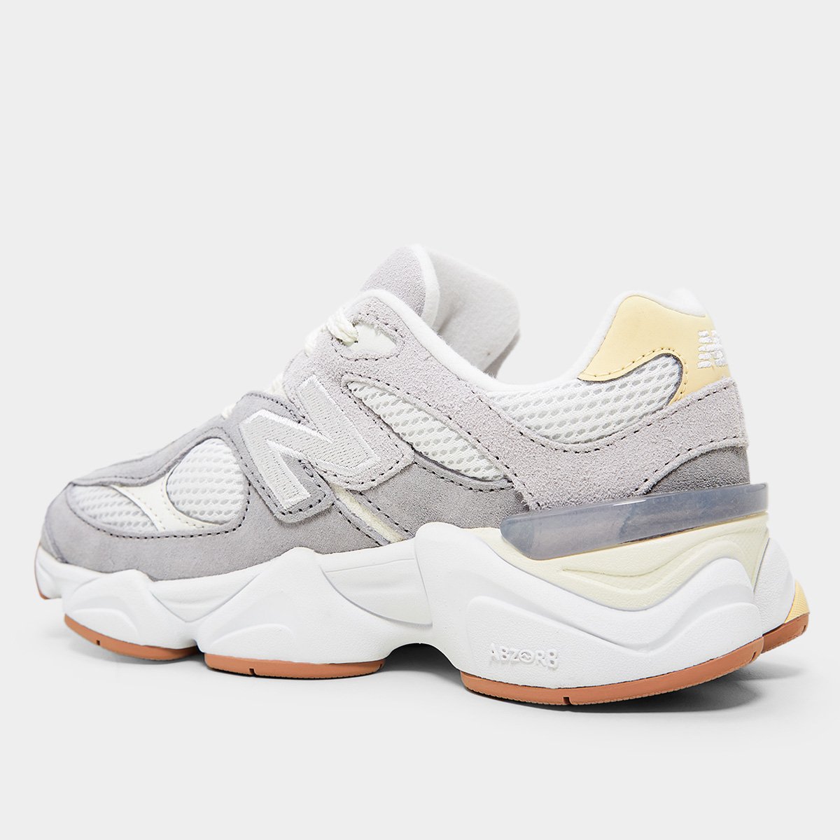 Miniatura Tênis Infantil New Balance 9060 Bege+Cinza - 30