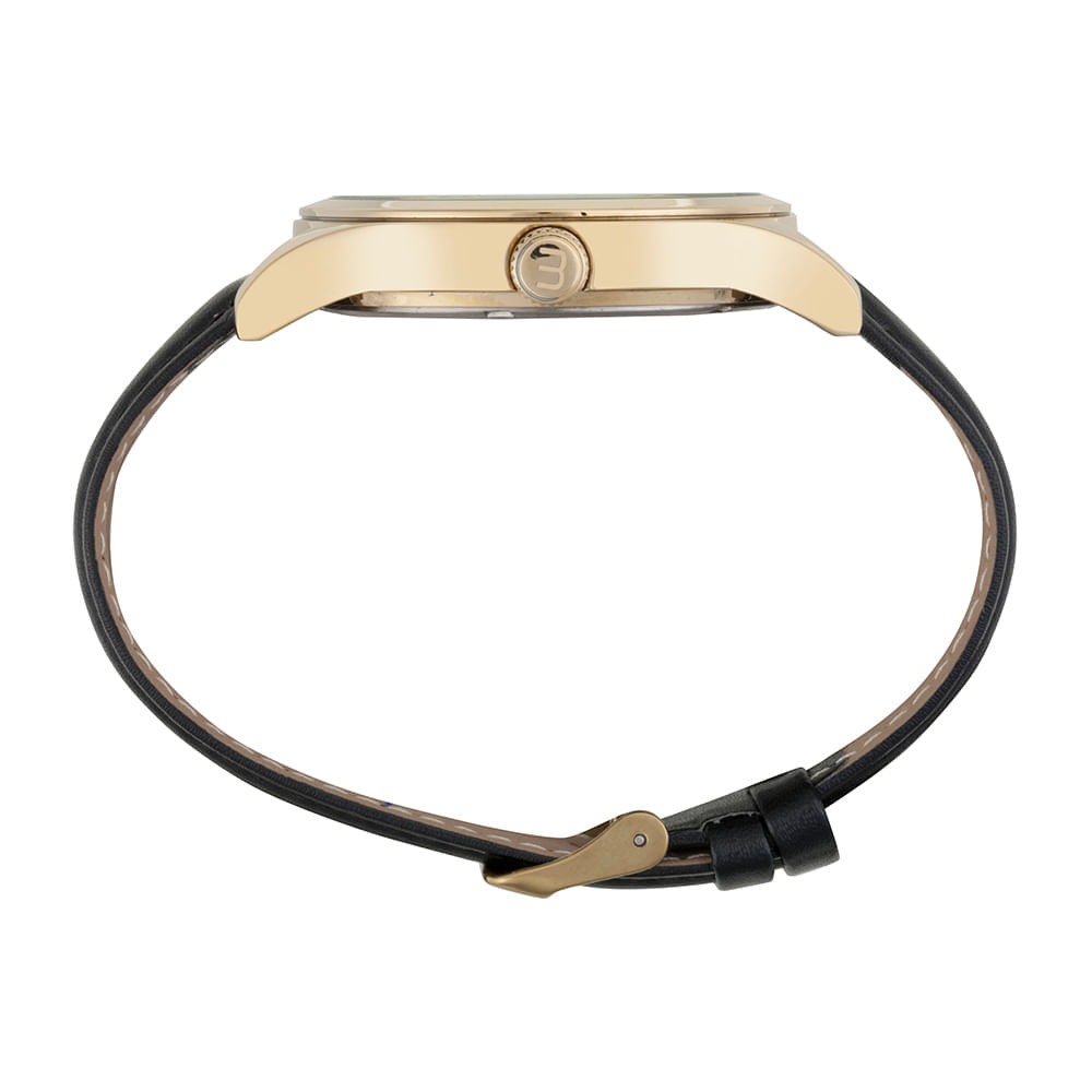 Miniatura Relógio Masculino Casual Dourado