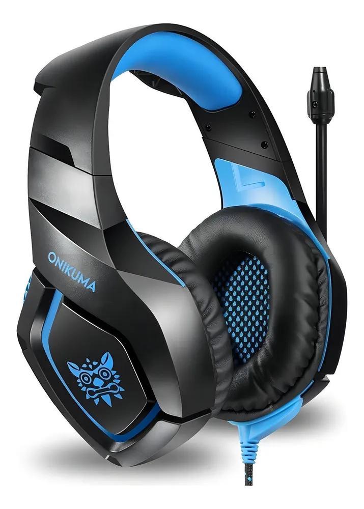 Miniatura Headset Gamer Onikuma K1-B: Imersão Total Com Led