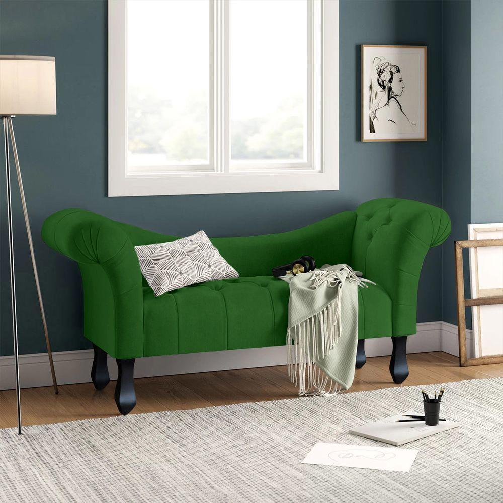 Miniatura Recamier Divã Athena 1,60m Verde - Am Interiores