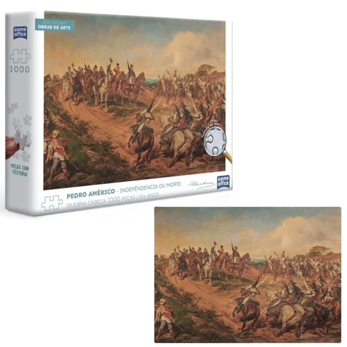 Miniatura Quebra Cabeça Independencia Ou Morte 1000 Peças Toyster