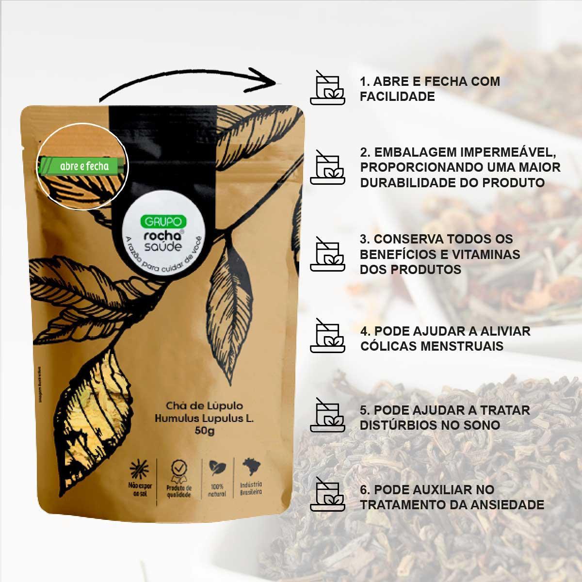 Miniatura Chá De Lúpulo - Humulus Lupulus L. - 50G
