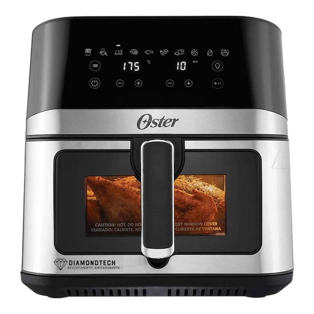 Miniatura Fritadeira Oster Inox Diamondtech 7,5L Com Visor Transparente 110V