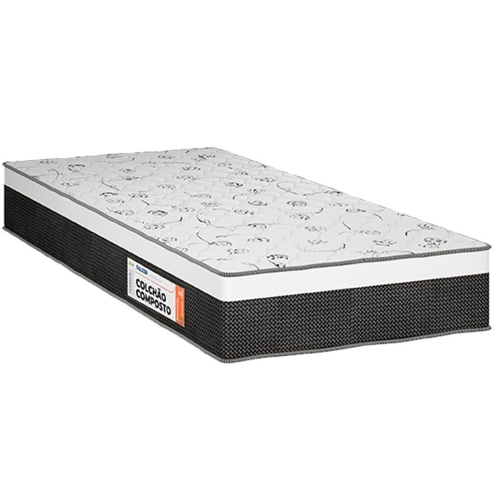 Miniatura Colchão Solteiro Espuma D28 - Ag 65 Falcon Ultra Firme Euro Pillow (88x188x20) - Plumatex