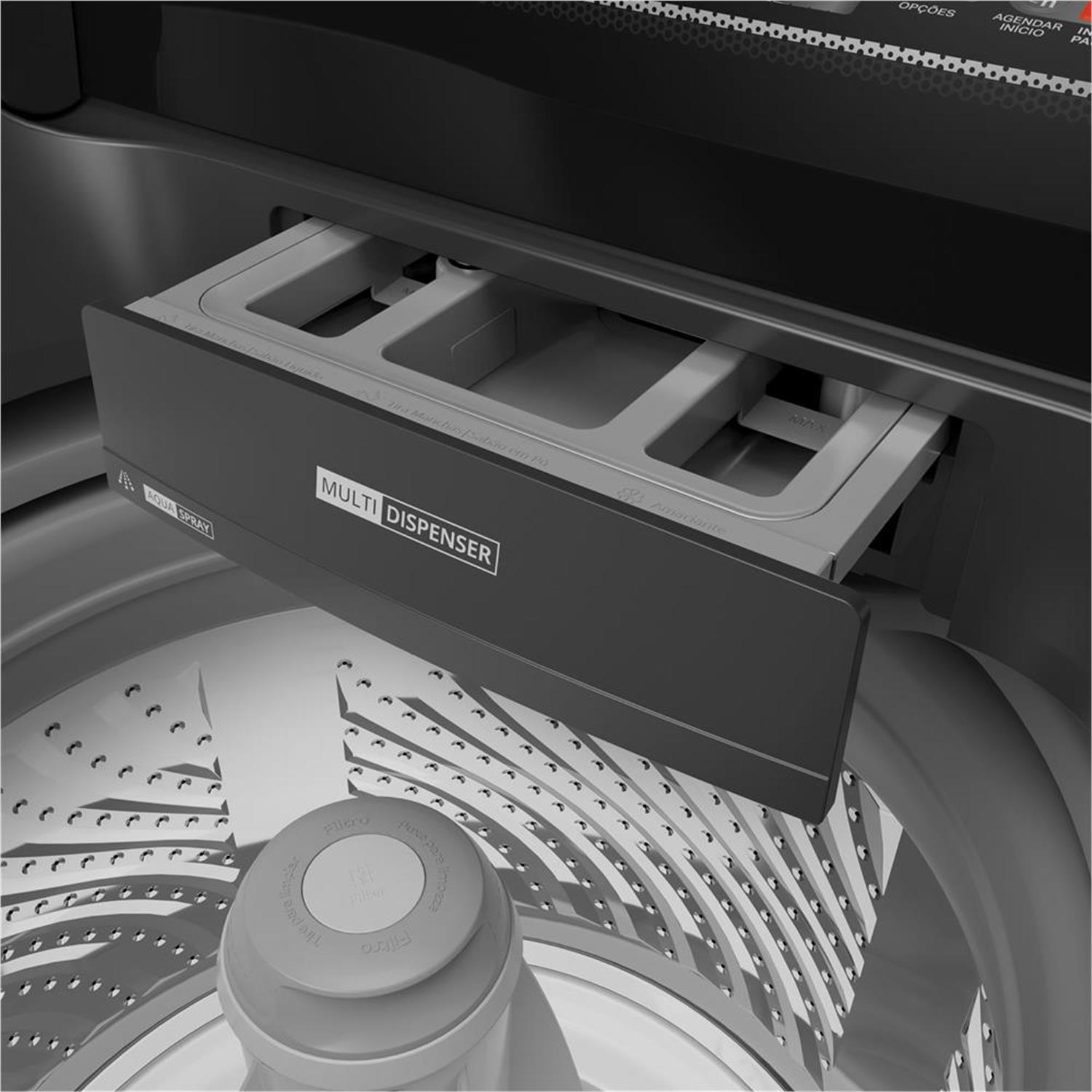 Máquina de Lavar Brastemp 15kg Cinza - BWT15A9 110V
