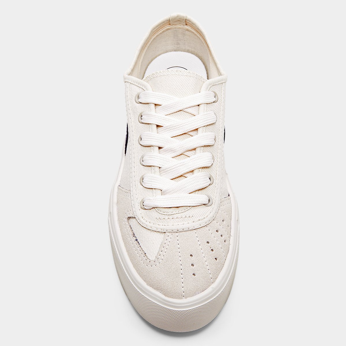 Miniatura Tênis Rainha Vl 2500 Comfort Unissex Bege+Marinho - 34