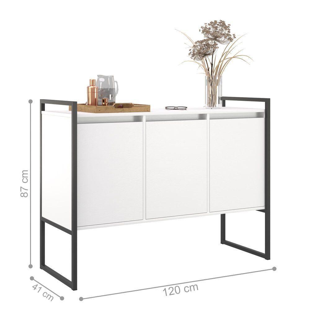 Miniatura Armario Industrial 3 Portas Balso Branco