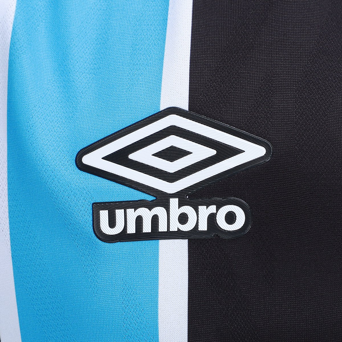 Miniatura Camisa Grêmio I 25/26 Torcedor Umbro Masculina Azul+Preto - EGG