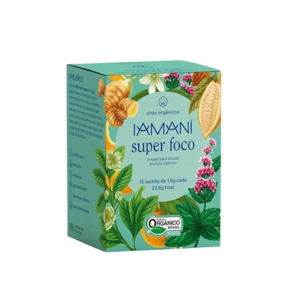 Miniatura Chá Iamaní Super Foco Orgânico 15 Sachês 22.5g
