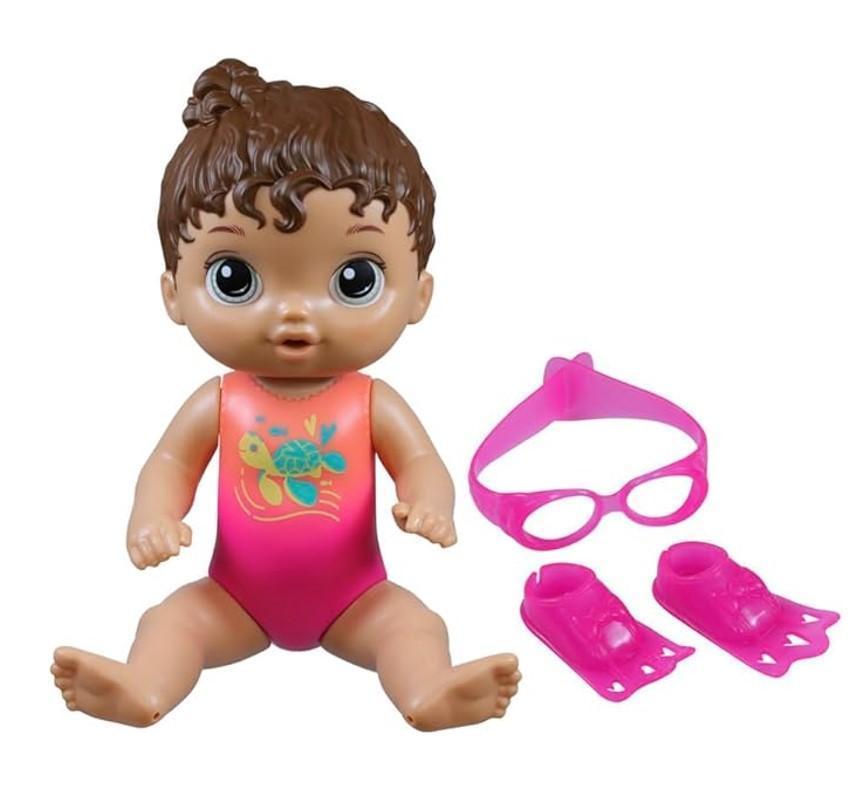 Miniatura Boneca Baby Alive Bebê Na Piscina Morena - Hasbro