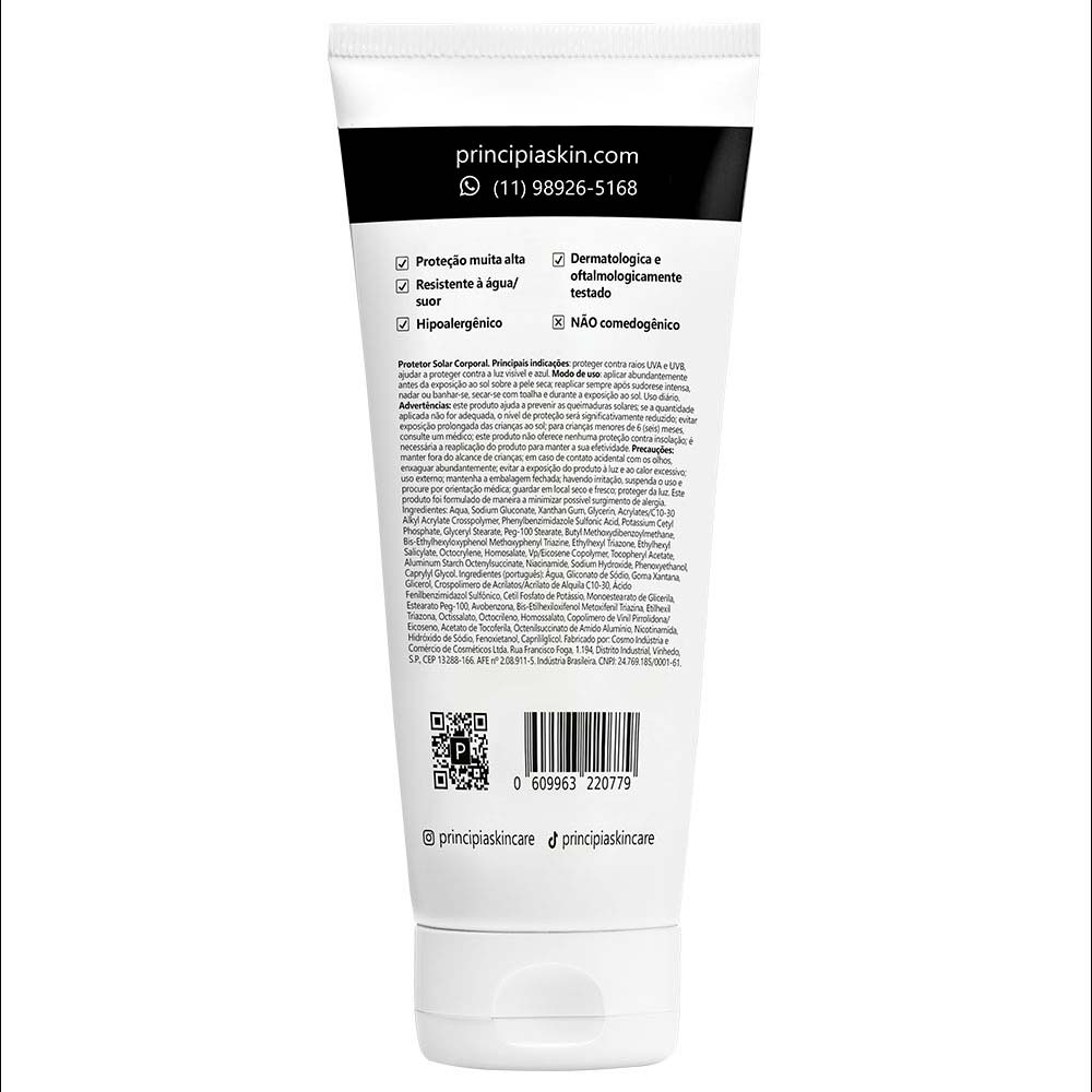Miniatura Protetor Solar Principia - PS-03 FPS60 200ml