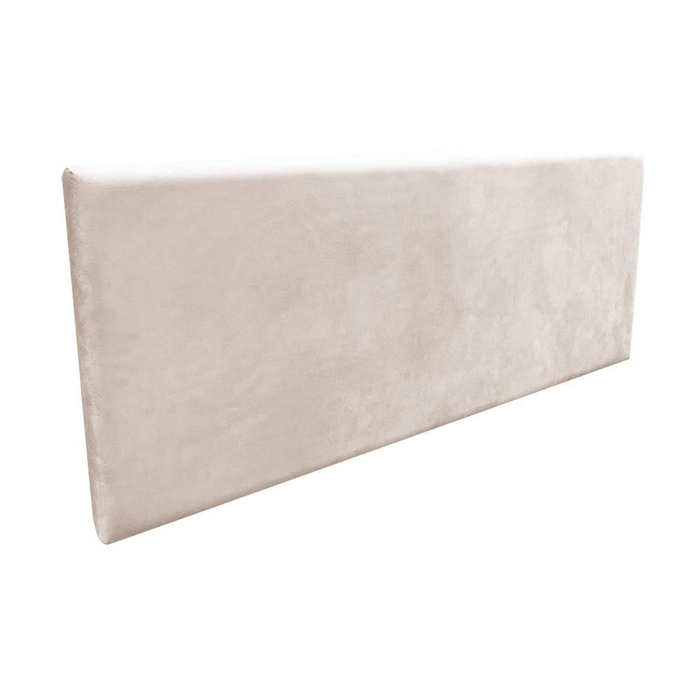 Miniatura Kit Calçadeira e Painel Clean 140 Cm Suede D´rossi Bege