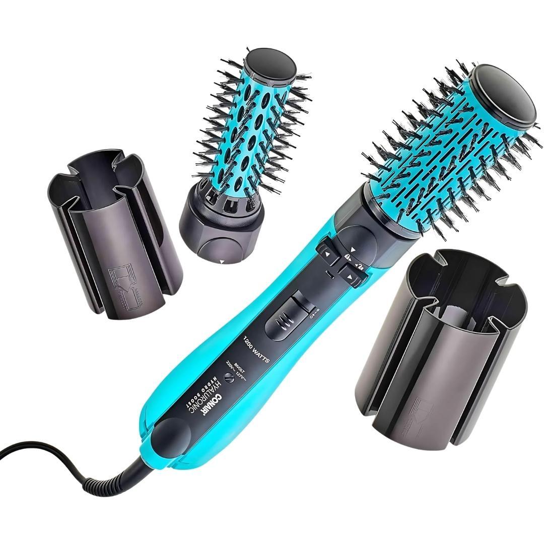 Miniatura Escova Secadora Rotativa Rotating, Hyaluronic Conair, Bivolt