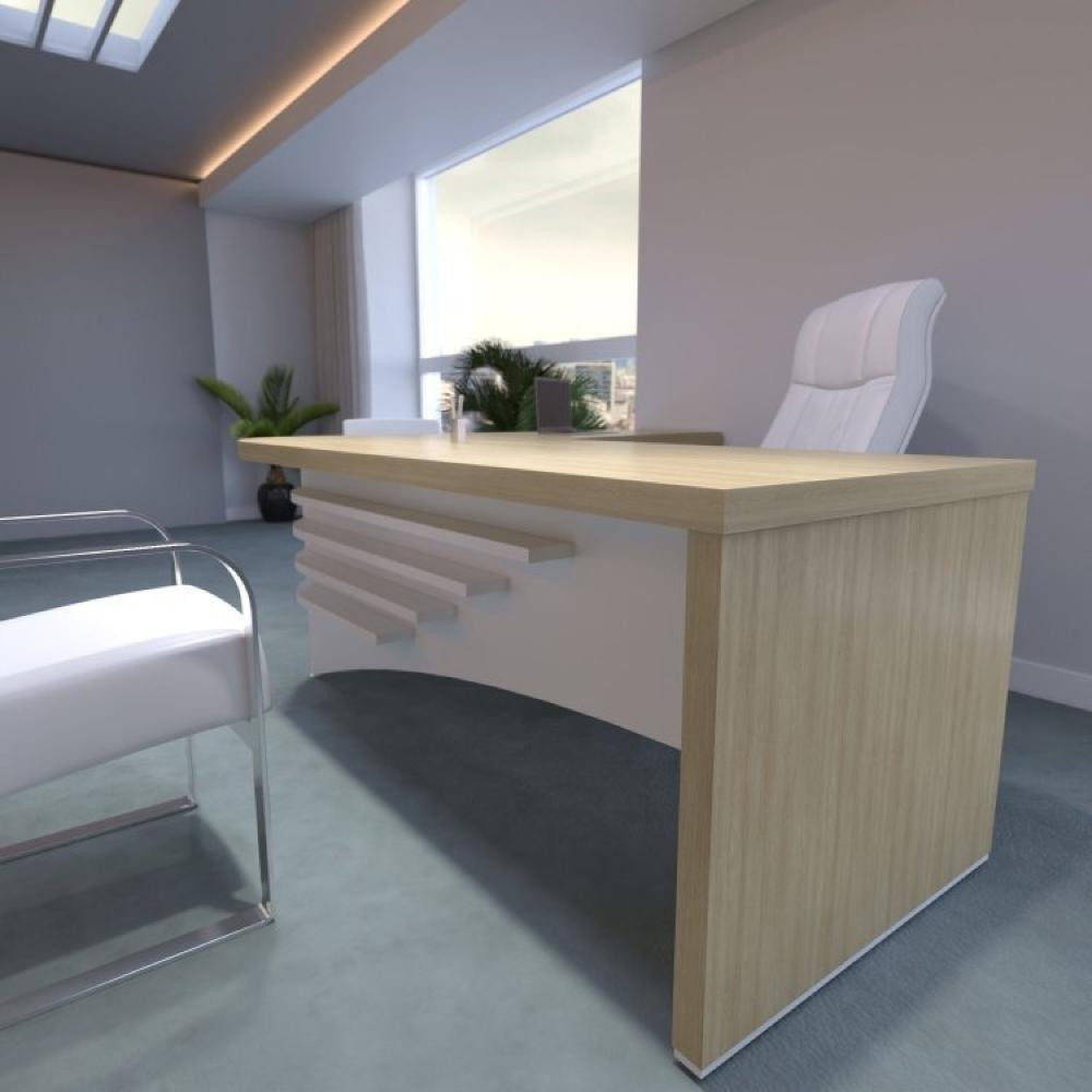 Conjunto Consultório de Psicologia e Terapia 2 Peças Mesa Diretor em L com Balcão Artany Carvalho