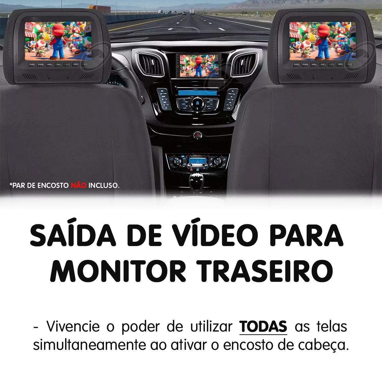 Multimídia Mp5 2 Din 7 Polegadas Hr-5407 Hurricane Android