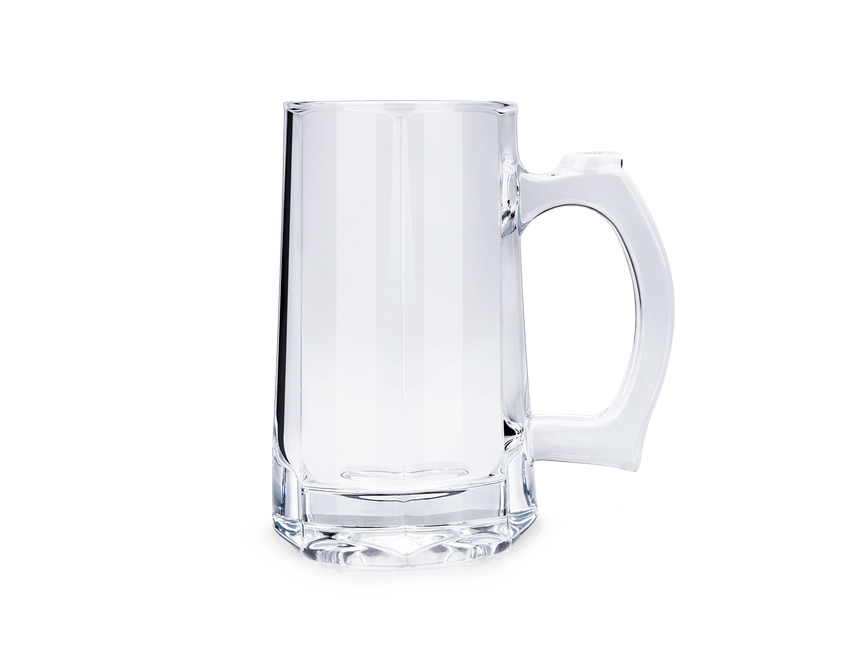 Miniatura Caneca Chopp/Cerveja Haus Concept 350ml - transparente e resistentes com titânio na composição- Linha Pavillion Transparente
