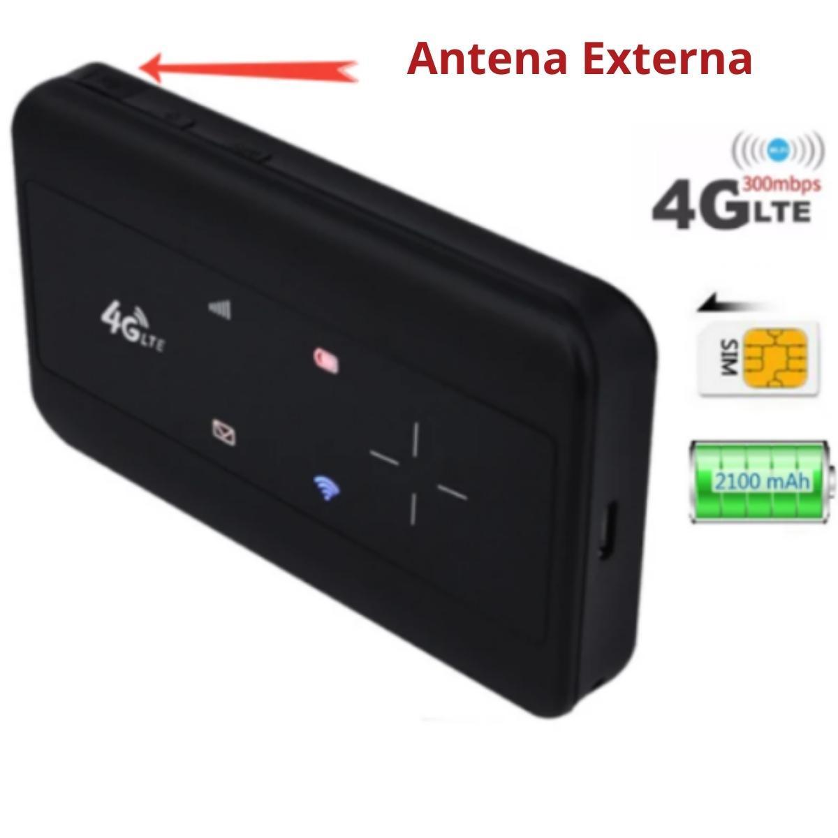 Miniatura Mini Roteador 3G 4G Wifi 150Mbps Alta Velocidade Portátil