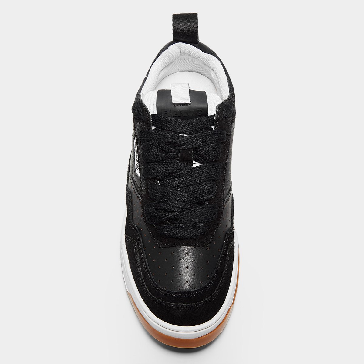 Miniatura Tênis Baw Clothing Break Mad Masculino Preto+Branco - 35