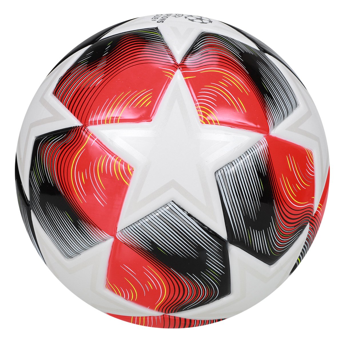 Miniatura Mini Bola de Futebol Adidas Champions League Branco+Vermelho