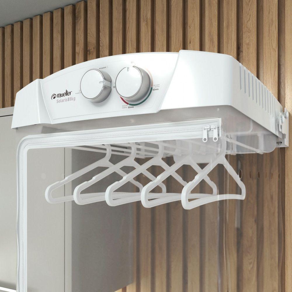 Miniatura Secadora De Roupas Solaris 8 Kg Mueller Branco 110V