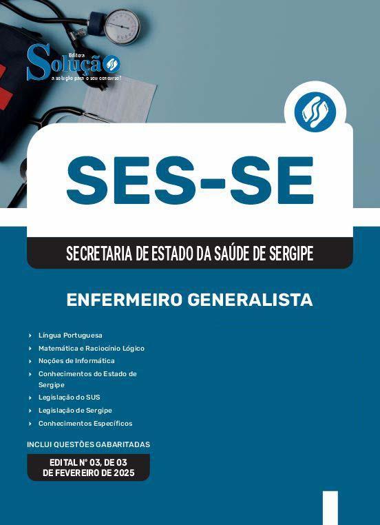 Miniatura Apostila Ses Se 2025 - Enfermeiro Generalista