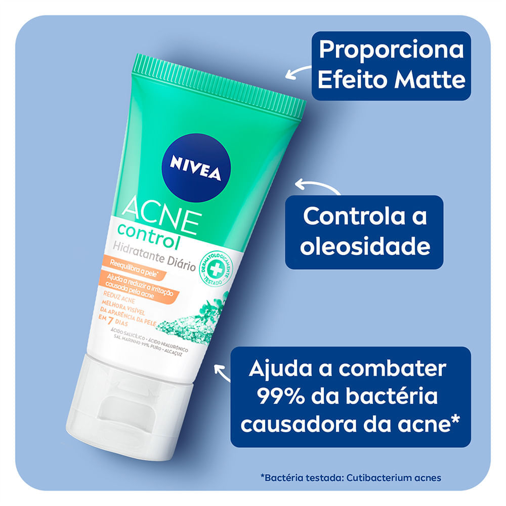 Miniatura Hidratante Facial Nívea Acne Control 50ml