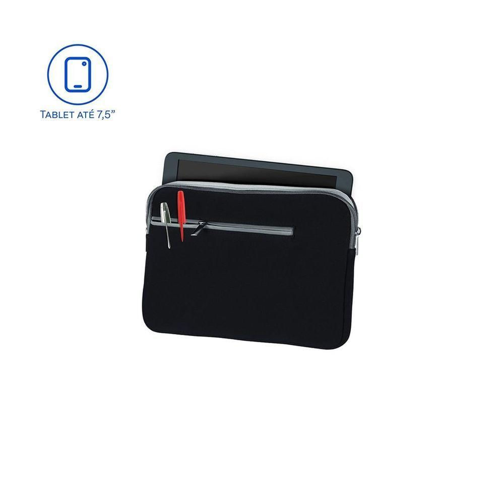Miniatura Case Neoprene Preta Para Tablet Ate 7.5" - Bo441