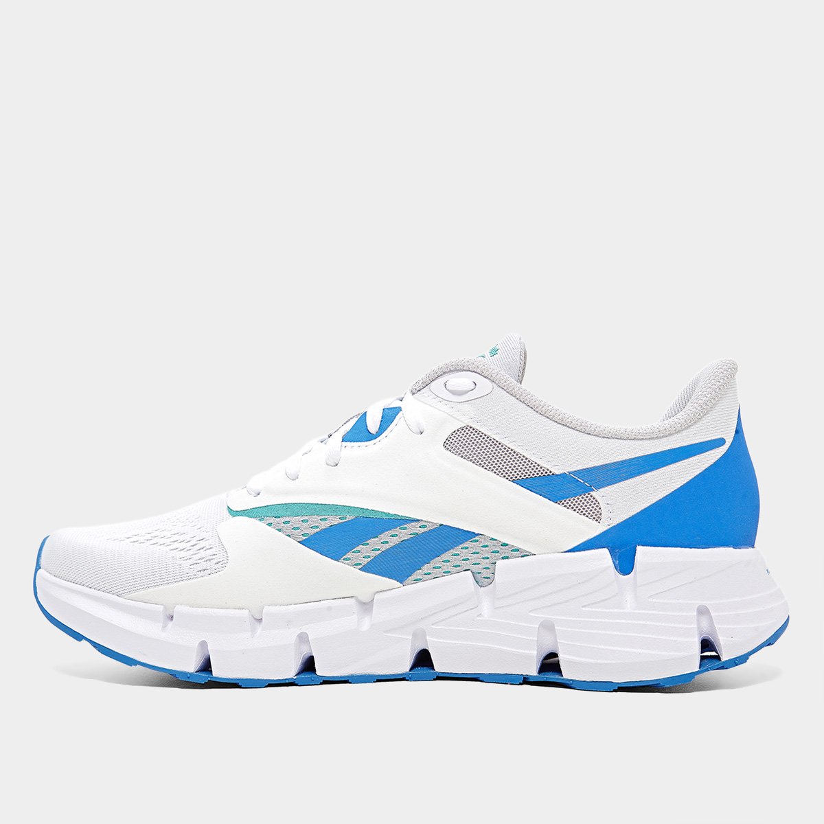 Miniatura Tênis Reebok Zig Dynamica 5 Masculino Branco+Azul - 40