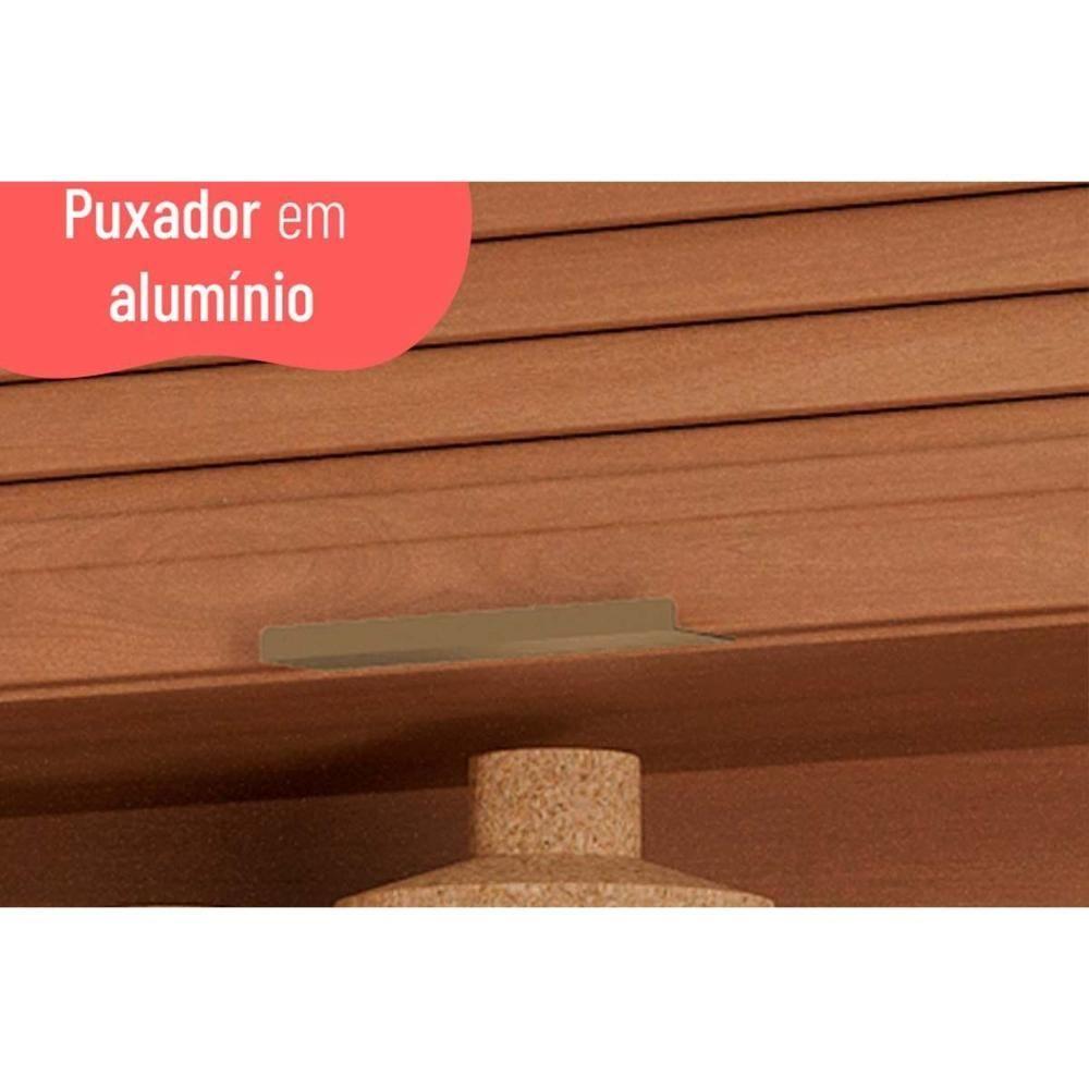 Miniatura Cozinha Modulada Macadâmia 5 Peças (2aéreos+2balcões+1paneleiro) Czc25 Freijo-grafite