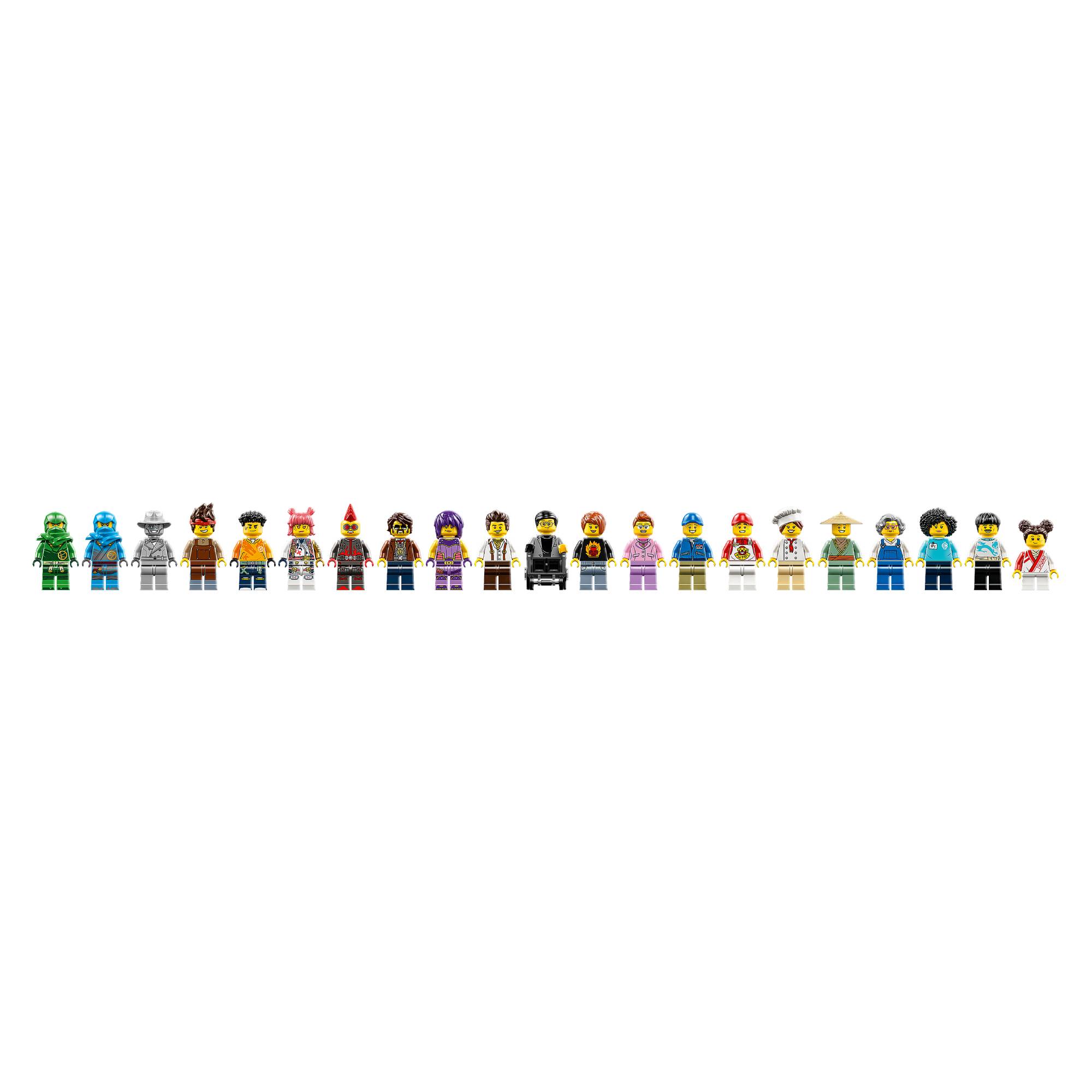 Miniatura LEGO Ninjago - Mercados da Cidade de Ninjago
