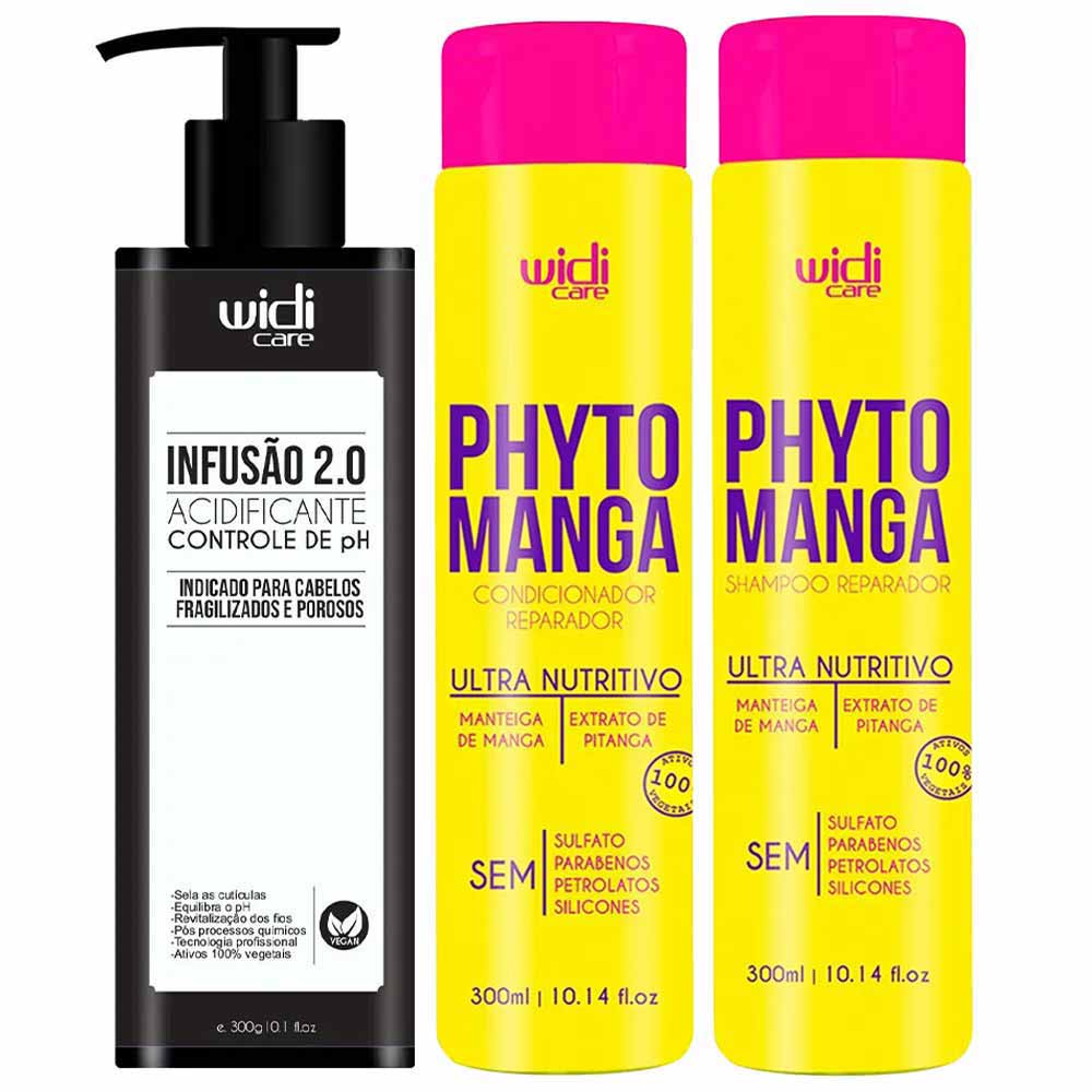 Miniatura Widi Care Phytomanga Kit - Shampoo + Condicionador + Acidificante Kit