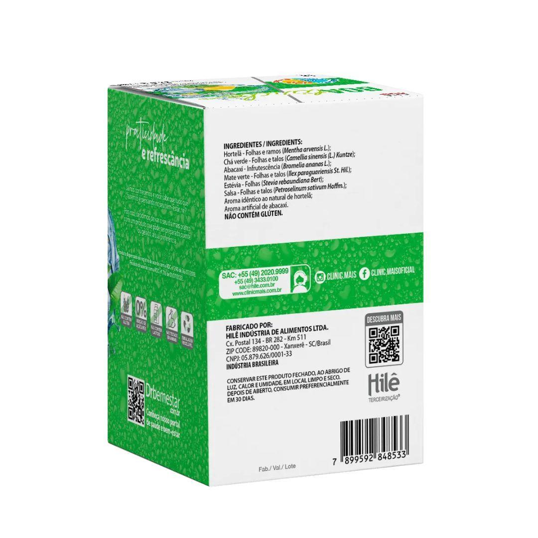 Miniatura Chá Boa Tarde Sabor Hortelã E Abacaxi Cx15 Sachês De 1,8G