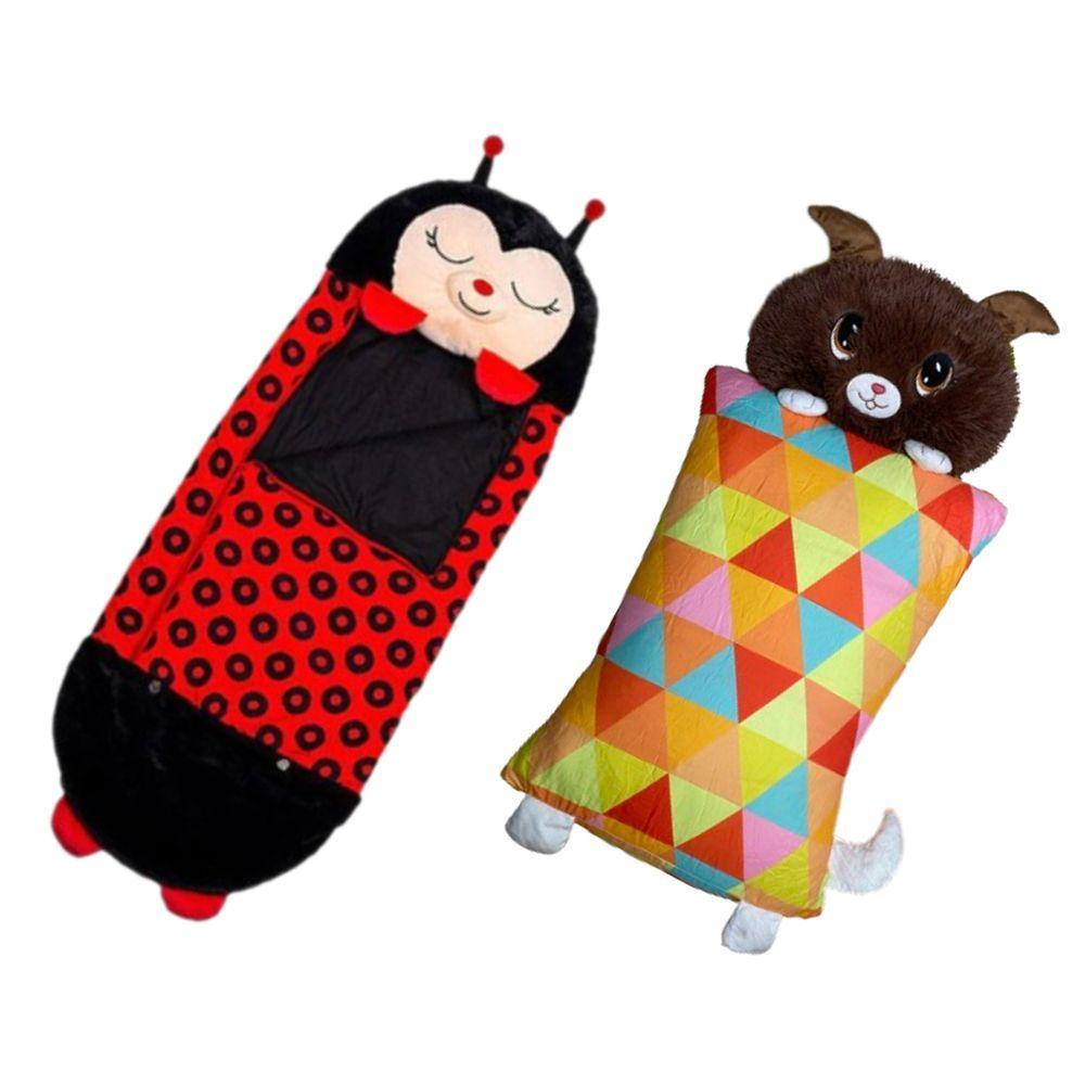 Miniatura Saco De Dormir Joaninha + Fronha Coelho Fluffaluff Pets