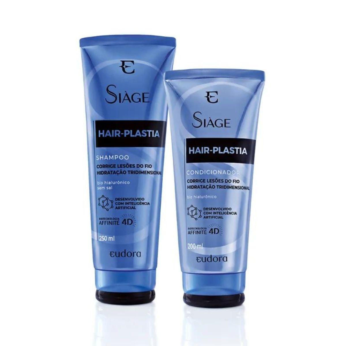 Miniatura Shampoo + Condicionador Siage Eudora Hair-Plastia