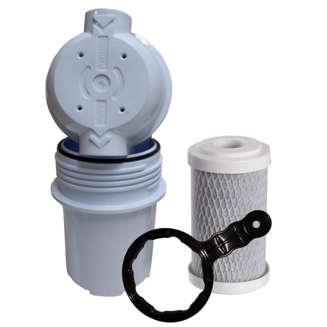 Miniatura Filtro Purificador De Água Para Parede 5'' Branco