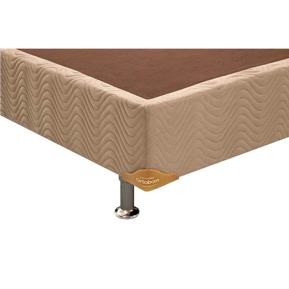 Miniatura Cama Box Base Viúva Universal Suede Clean (128x188x20) - Ortobom