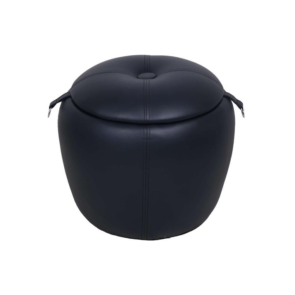 Miniatura Puff Aquarius Estofado (PU) - Assento Extra e Organizador