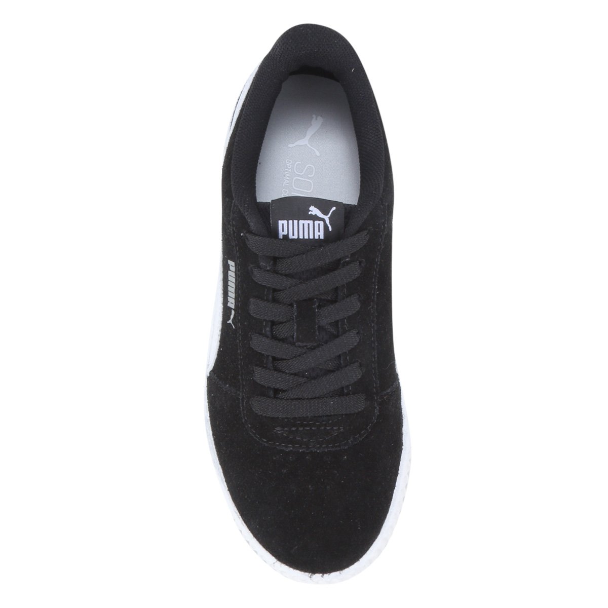 Miniatura Tênis Juvenil Puma Carina JR Preto+Branco - 34