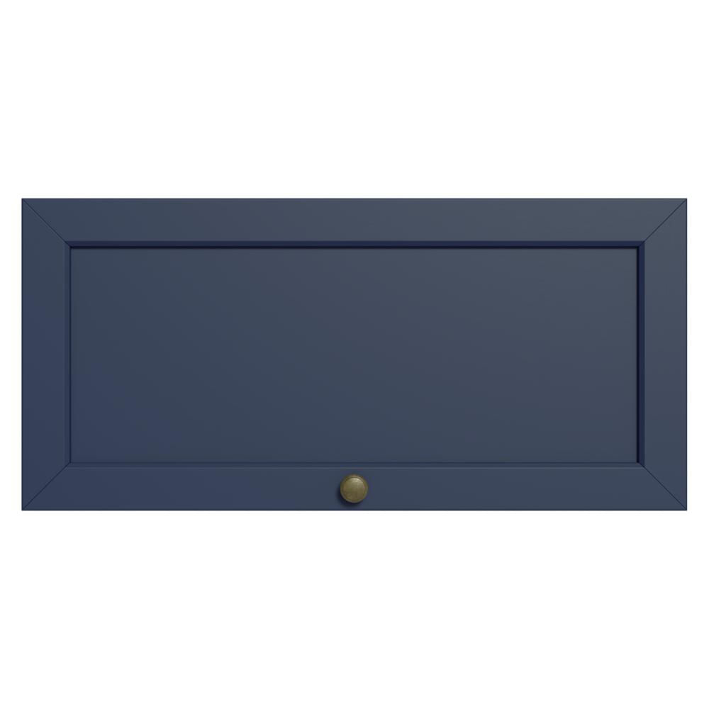 Armário Aéreo 70 cm 1 Porta Basculante Branco/Azul Vik Madesa Branco/Azul