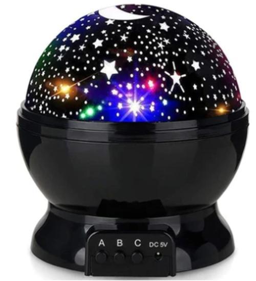 Miniatura Deixe Seus Sonhos Voarem A Luminária Projetor Estrela 360º