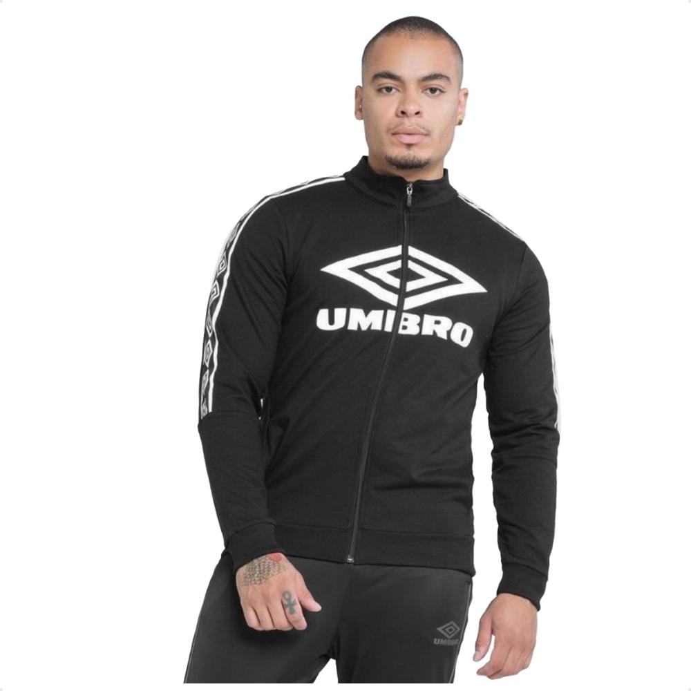 Miniatura Jaqueta Umbro Large Diamond Club Masculina Preto / Branco - G