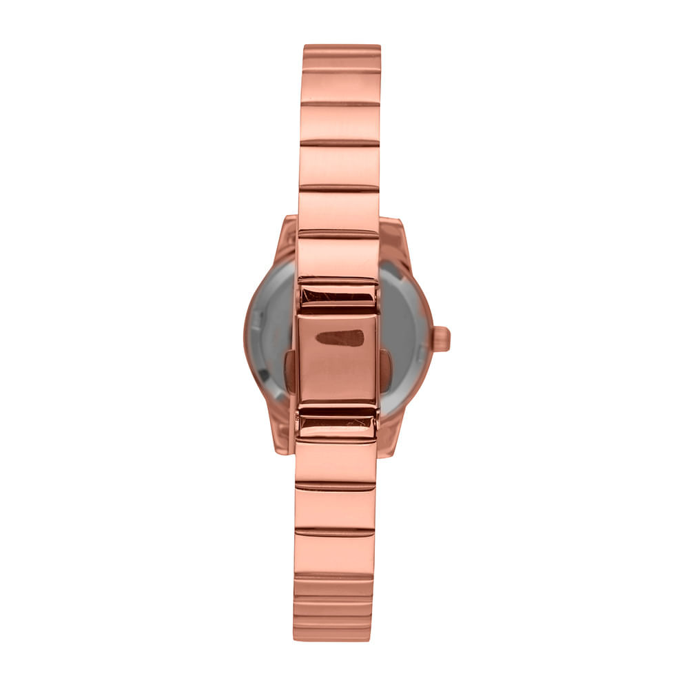 Miniatura Relógio Feminino Minimalista Rosé