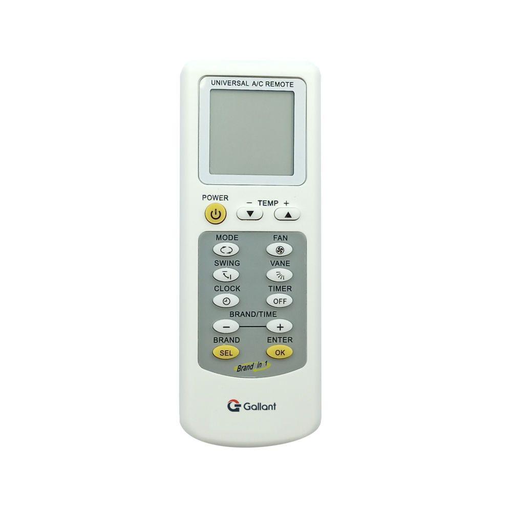 Miniatura Controle Remoto Universal Gallant Branco p/ Ar Condicionado