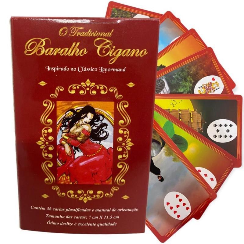 O Tradicional Baralho Cigano 36 Cartas Plastificado Manual