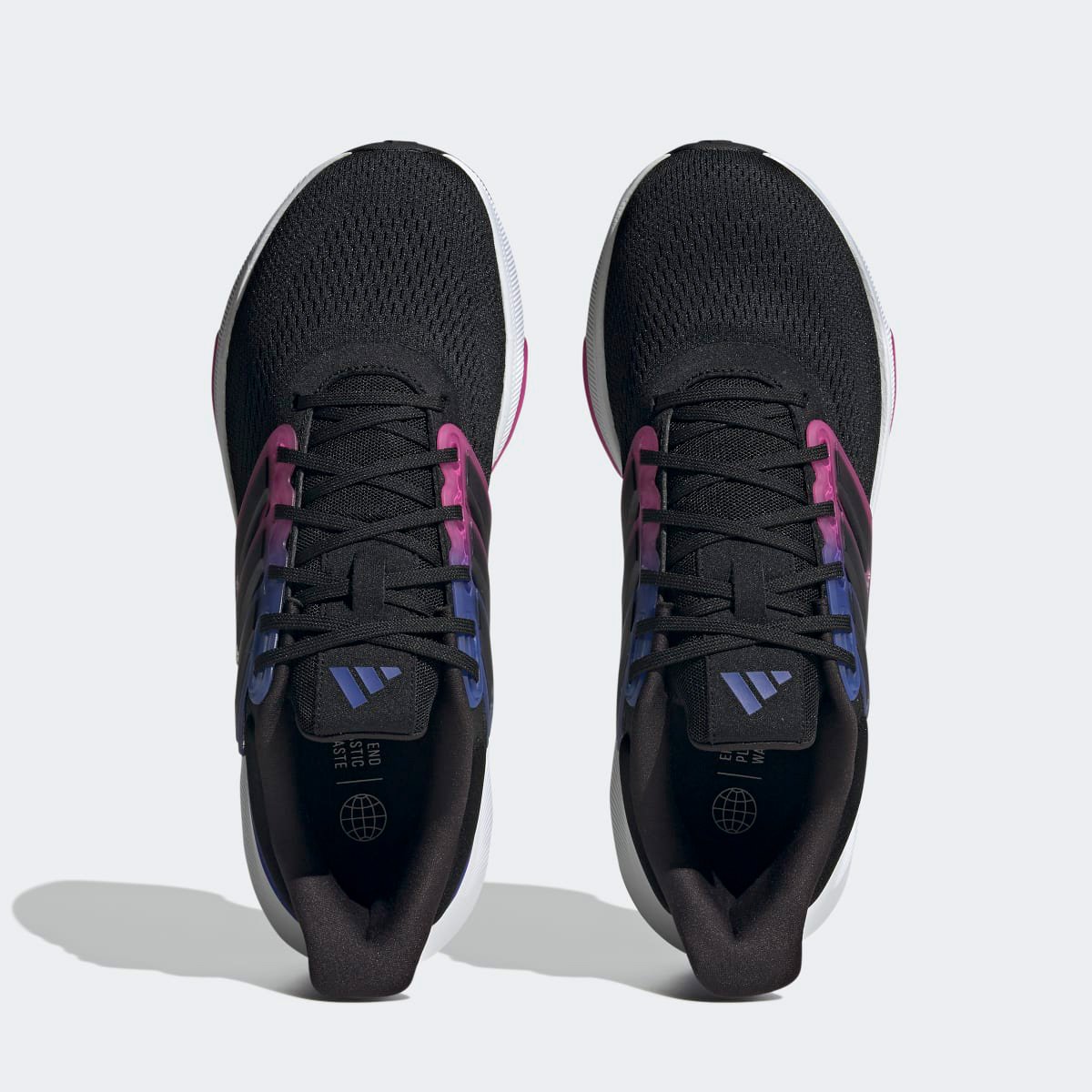 Miniatura Tênis Adidas Ultrabounce Run Masculino Preto+Azul - 38