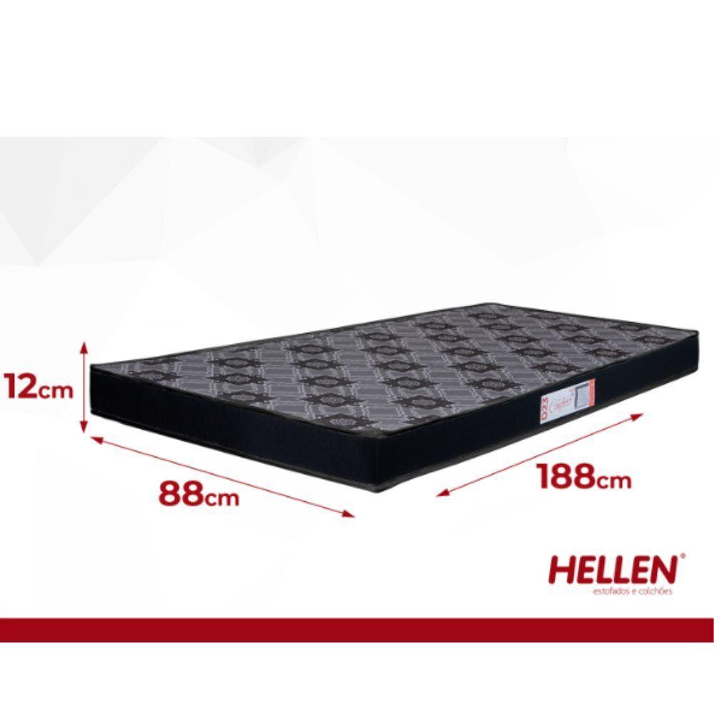 Miniatura Colchao Pro Confort D23 88x188x12 450047 (485832) Helen Preto