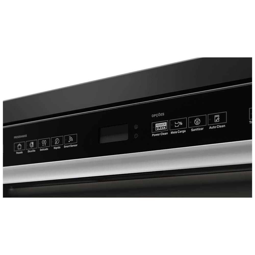 Lava-Louças Brastemp Eclipse Collection Black Stainless com 15 Serviços, 05 Programas de Lavagem - BLF62AP 110