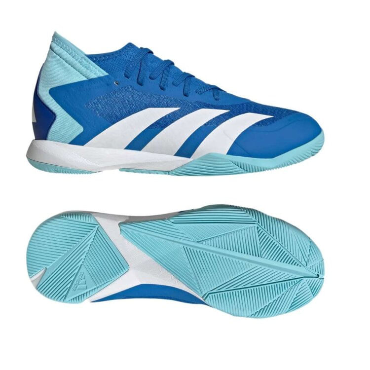 Miniatura Chuteira Futsal Adidas Predator Accuracy P3 - Azul turquesa - AZUL TURQUESA 39