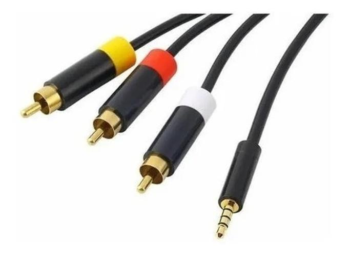 Miniatura Cabo Av Audio Video Imagem Tv Antiga Xbox 360 Super Slim