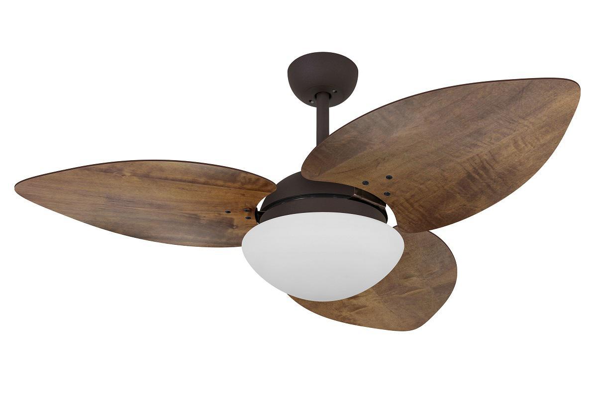 Miniatura Ventilador De Teto Vd42 Dunamis Marrom Rádica Imbuia 220V